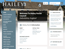 Tablet Screenshot of haileywestoxon.org